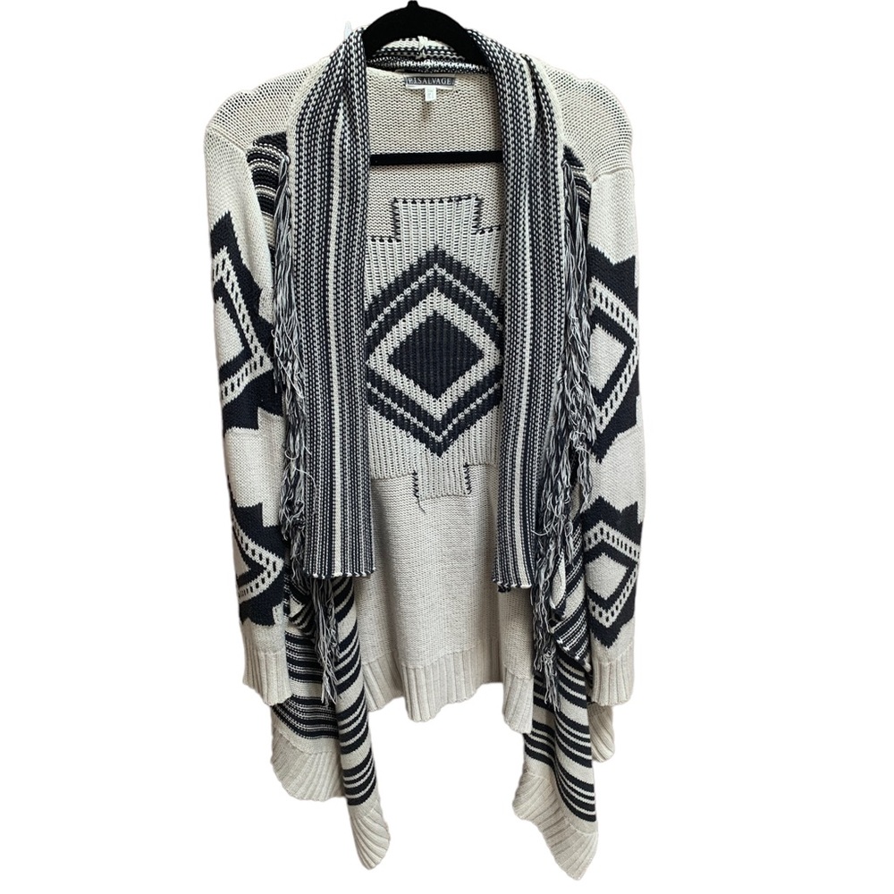PJ Salvage open front poncho with fringes (warm)